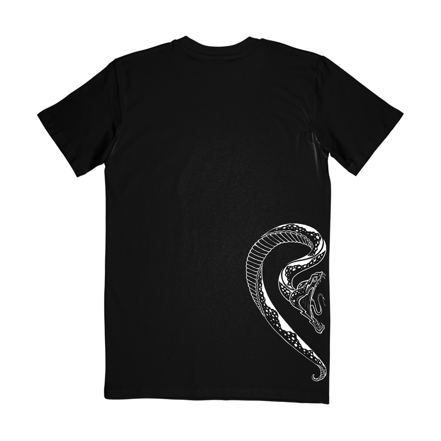 "Side Snakes Black" Tee