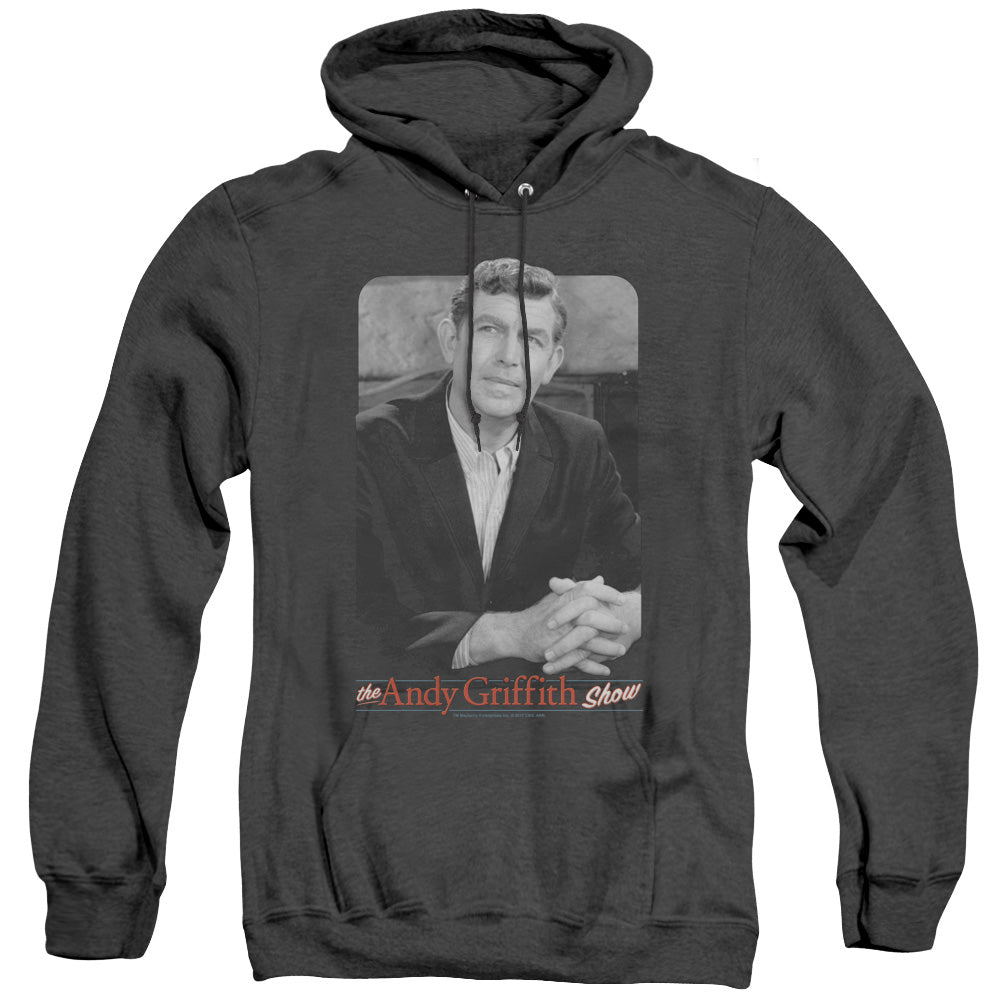 Andy Griffith Classic Andy Heather Mens Hoodie Black