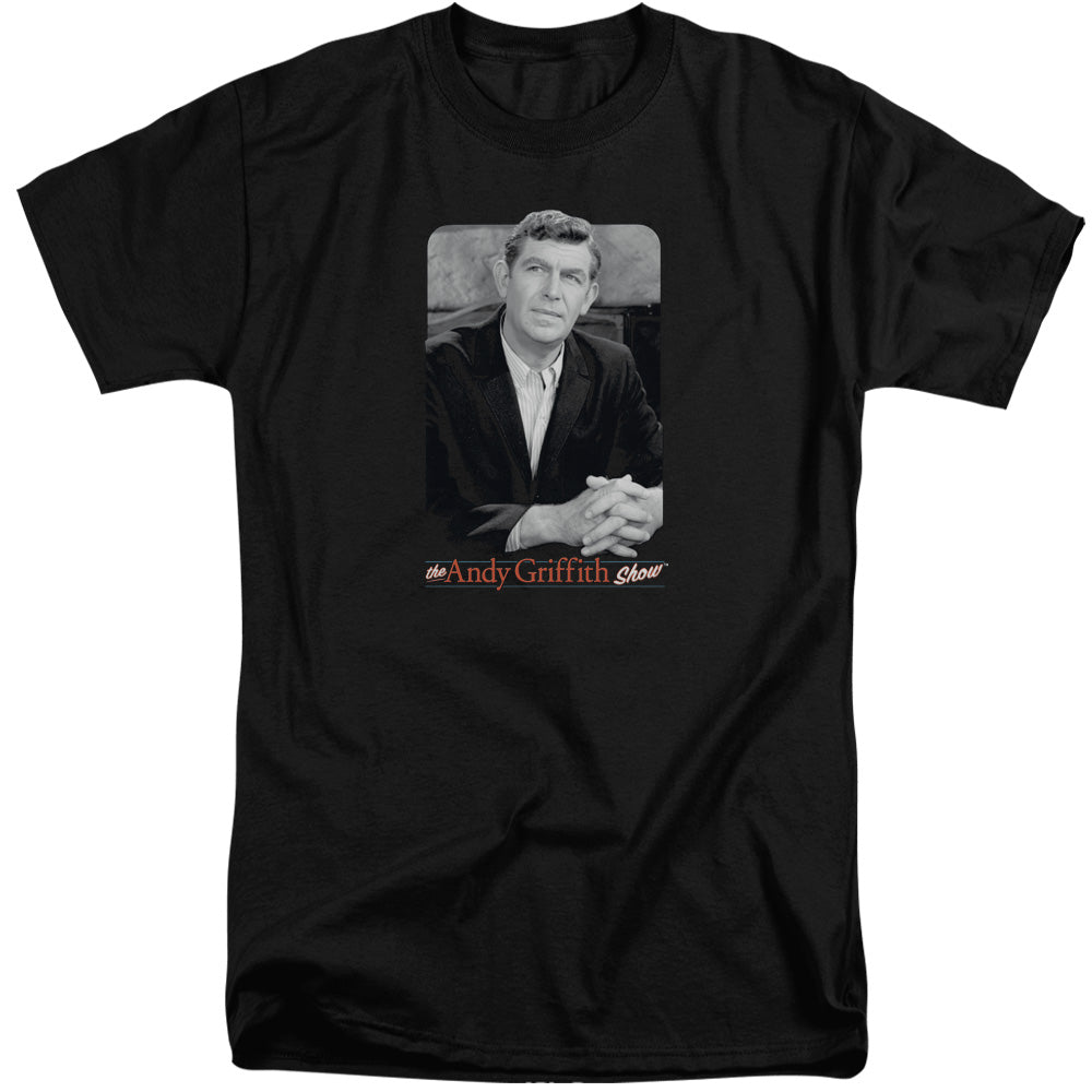 Andy Griffith Classic Andy Mens Tall T Shirt Black