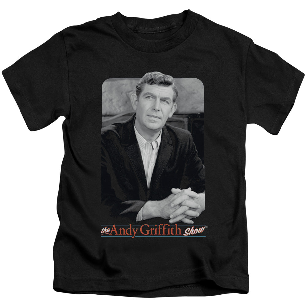 Andy Griffith Classic Andy Juvenile Kids Youth T Shirt Black
