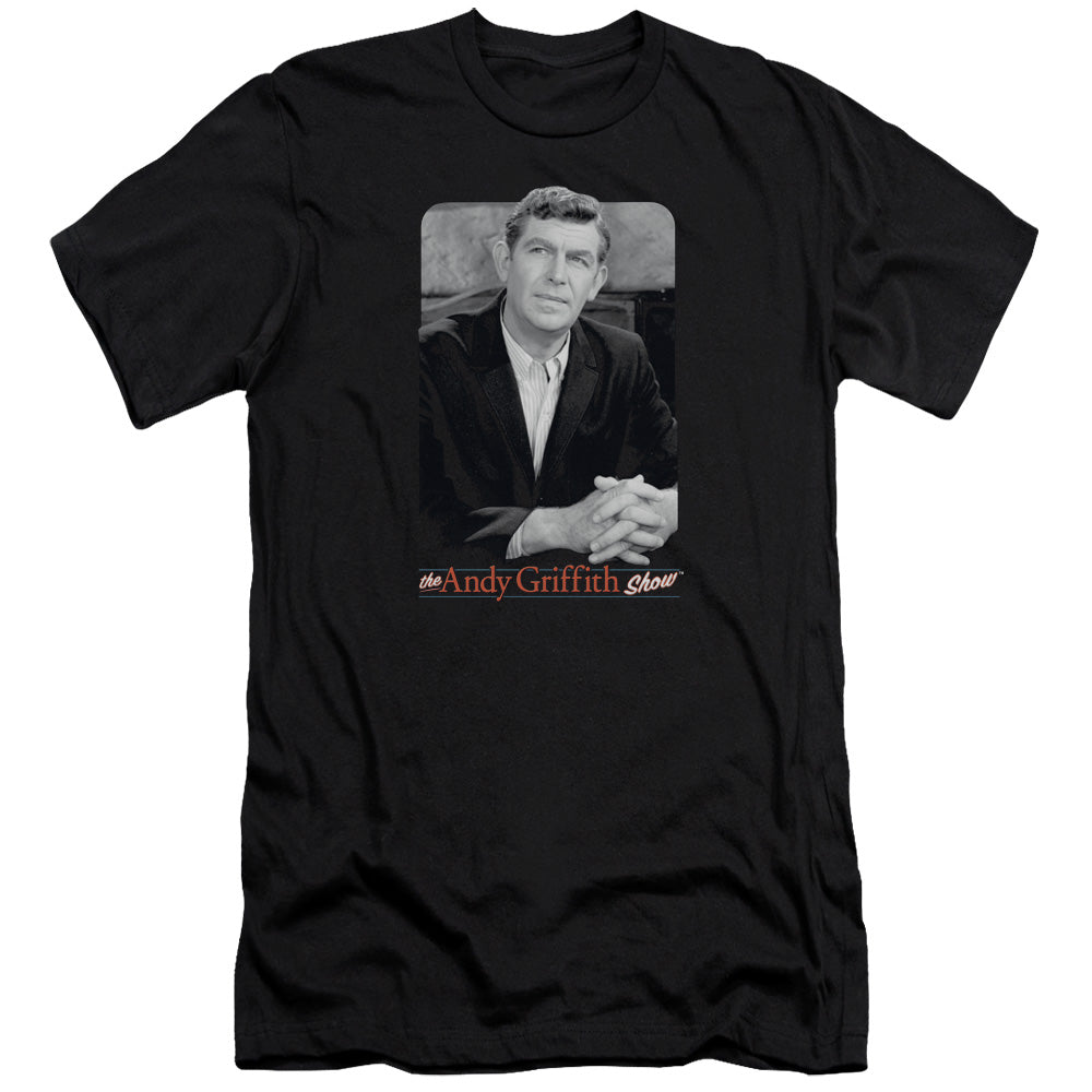 Andy Griffith Classic Andy Premium Bella Canvas Slim Fit Mens T Shirt Black