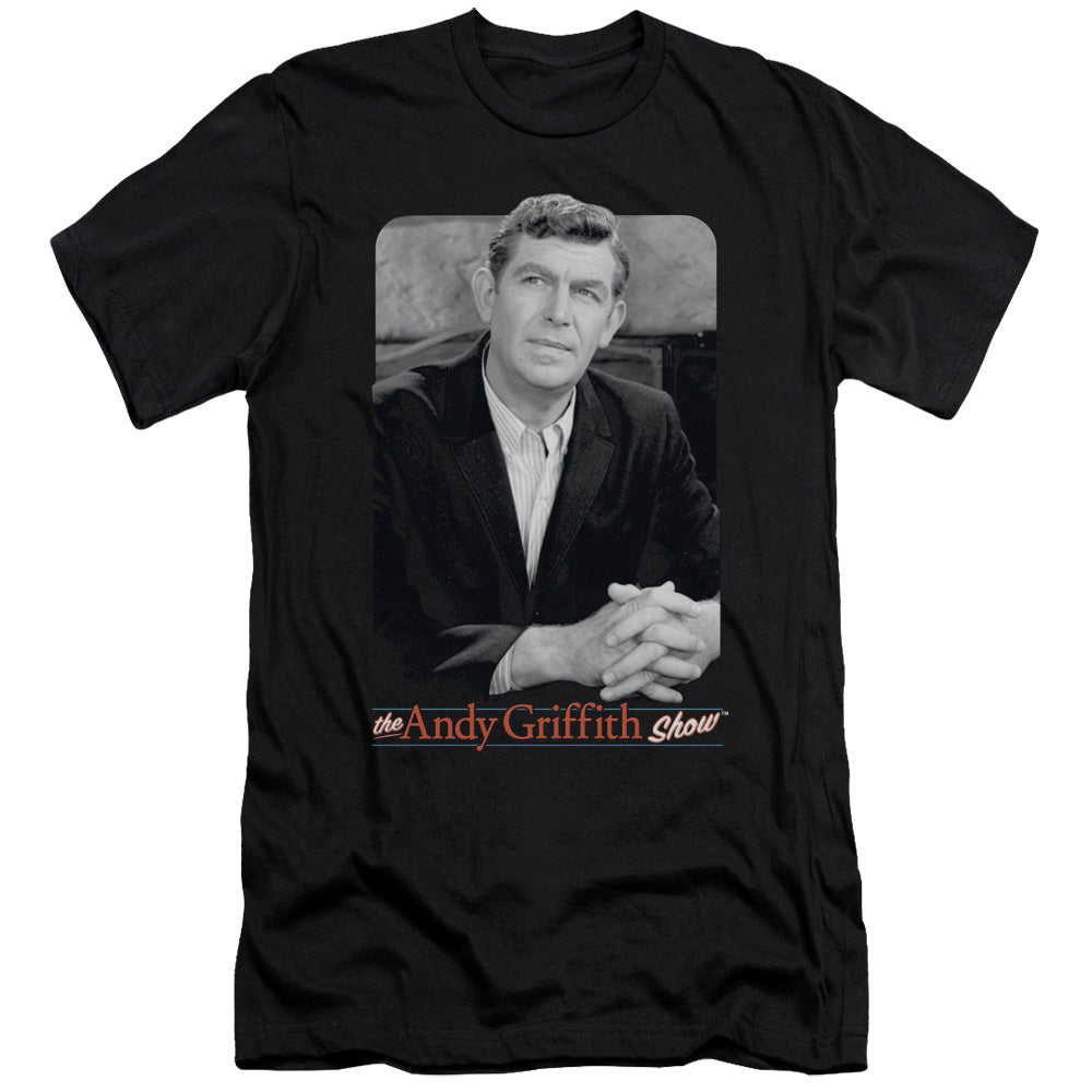 Andy Griffith Classic Andy Slim Fit Mens T Shirt Black