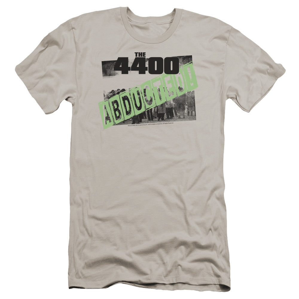 4400 Abducted Premium Bella Canvas Slim Fit Mens T Shirt Silver