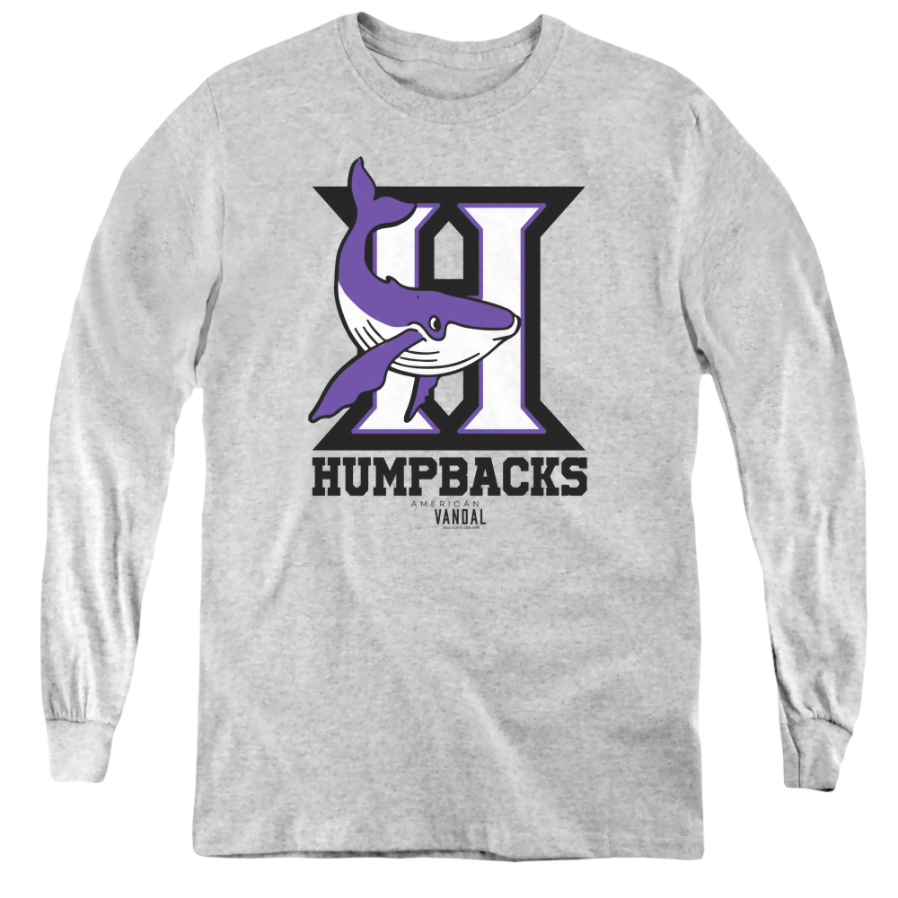 American Vandal Humpbacks - Youth Long Sleeve T-Shirt