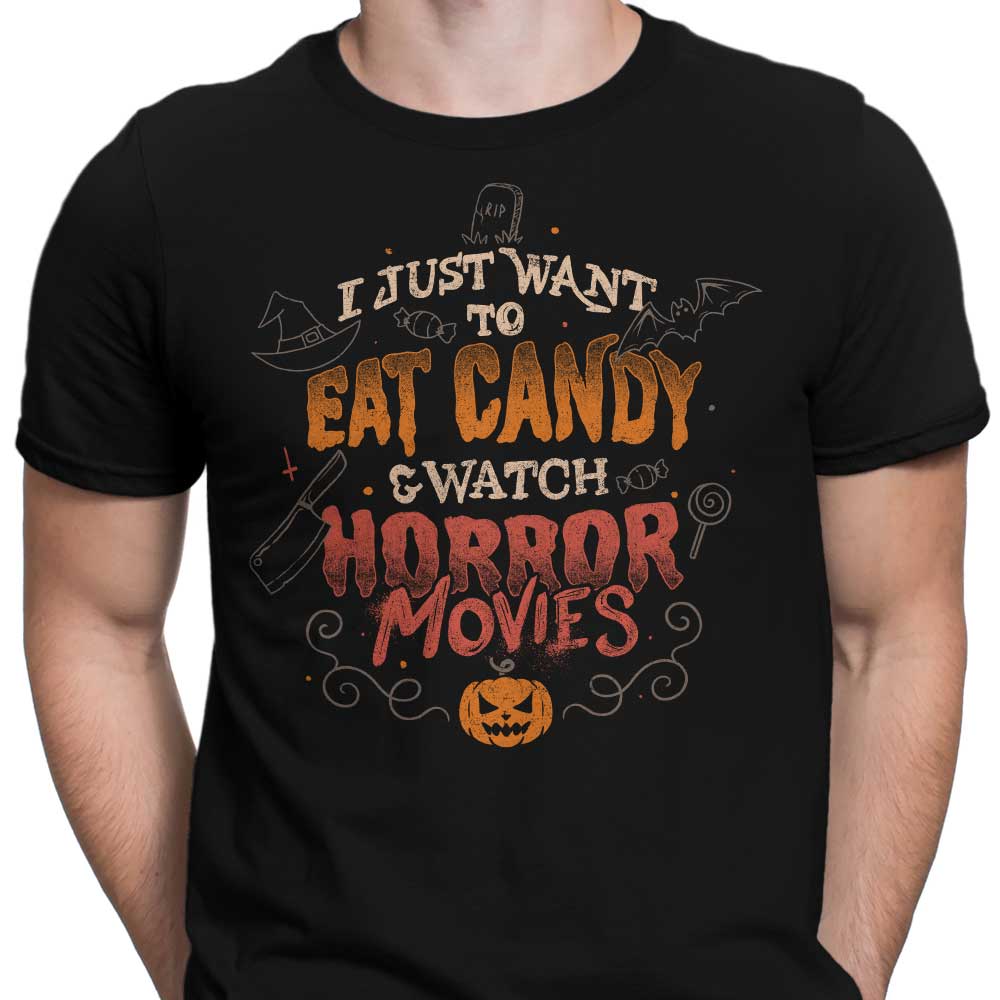 Candy and Horror Movies - Men's Apparel