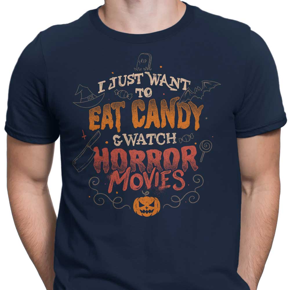 Candy and Horror Movies - Men's Apparel