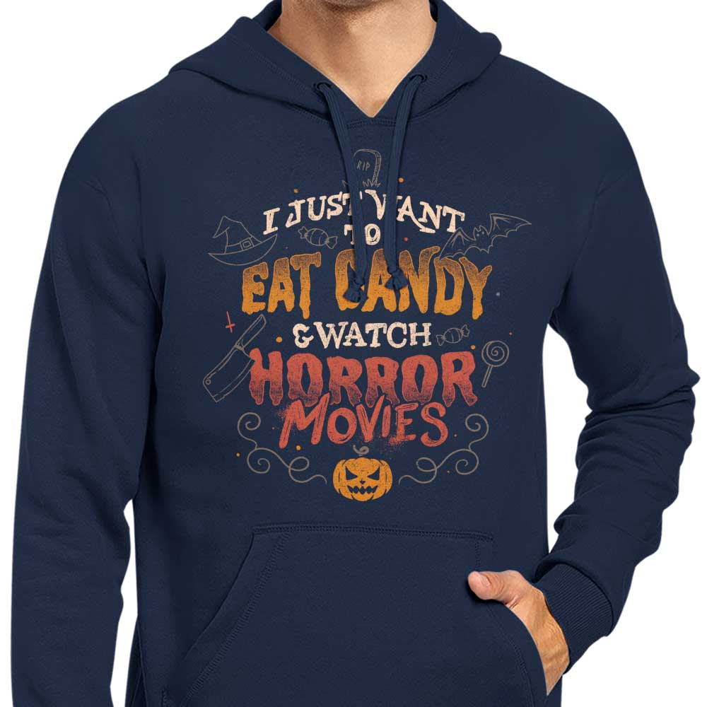 Candy and Horror Movies - Hoodie