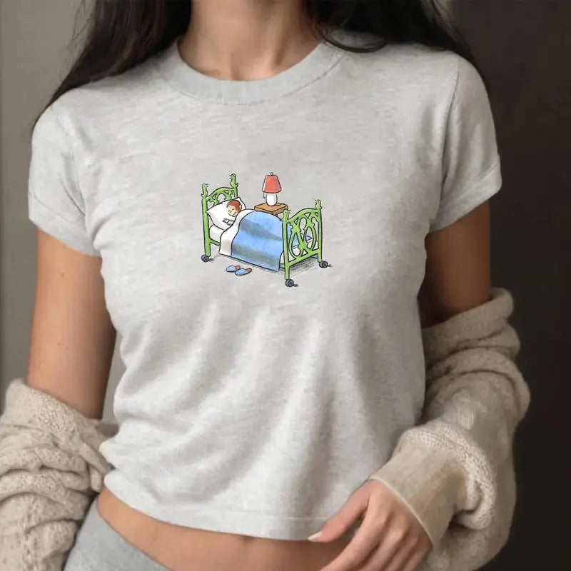 Curious George Monkey Sleeping Baby Tee, Curious George's Dream Baby Tee, Curious George Bedtime Baby Tee, Cute Monkey George T-Shirt
