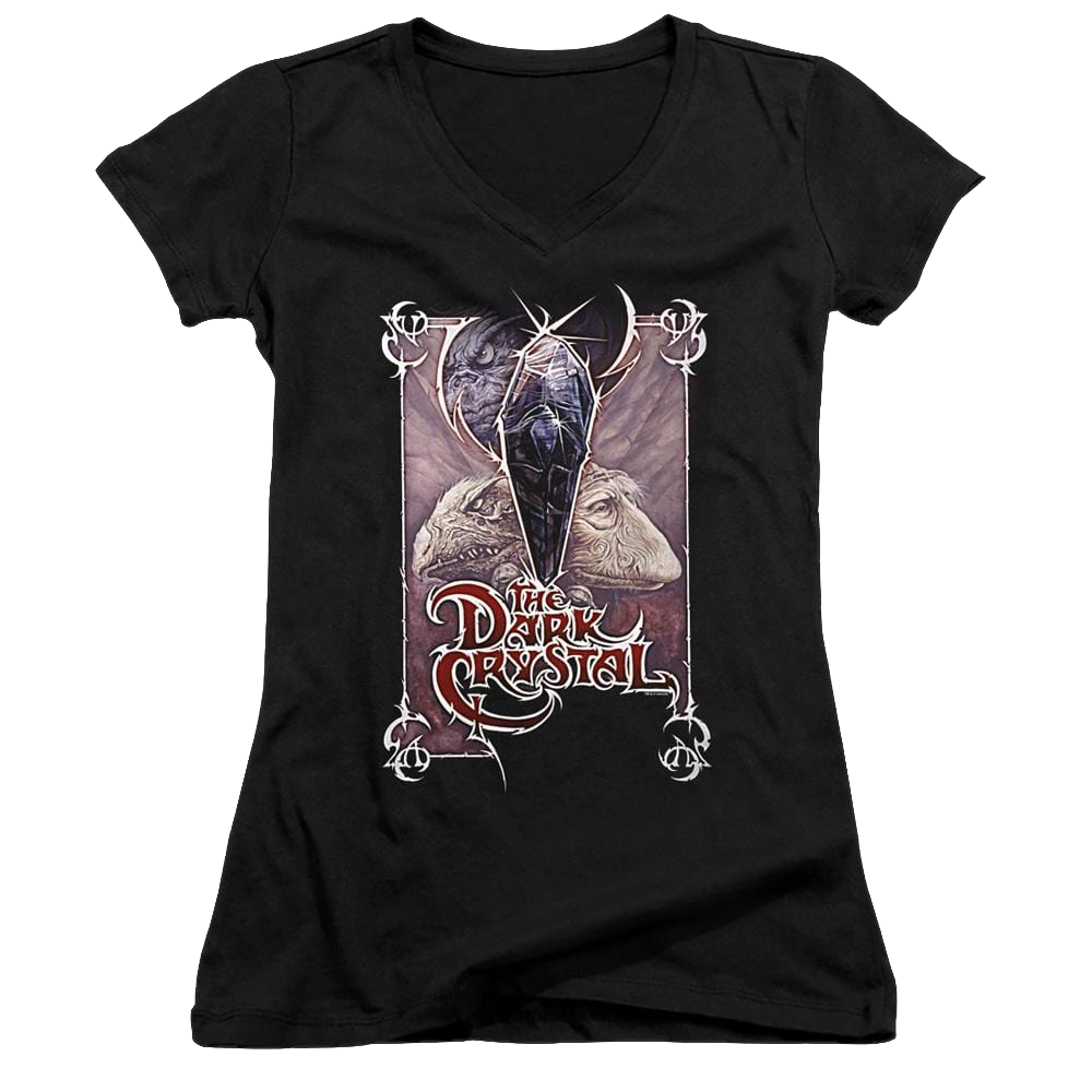 Dark Crystal, The Wicked Poster - Juniors V-Neck T-Shirt
