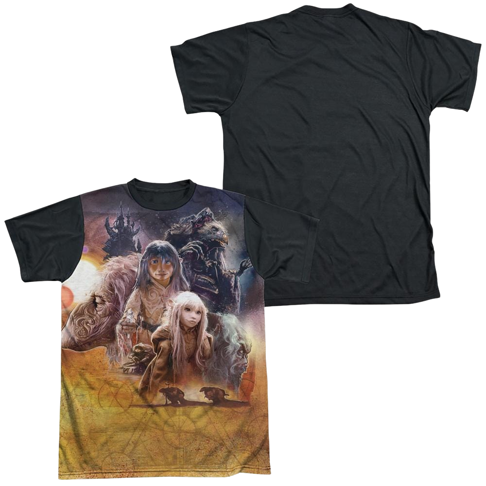 Dark Crystal, The Painted Poster - Men's Black Back T-Shirt