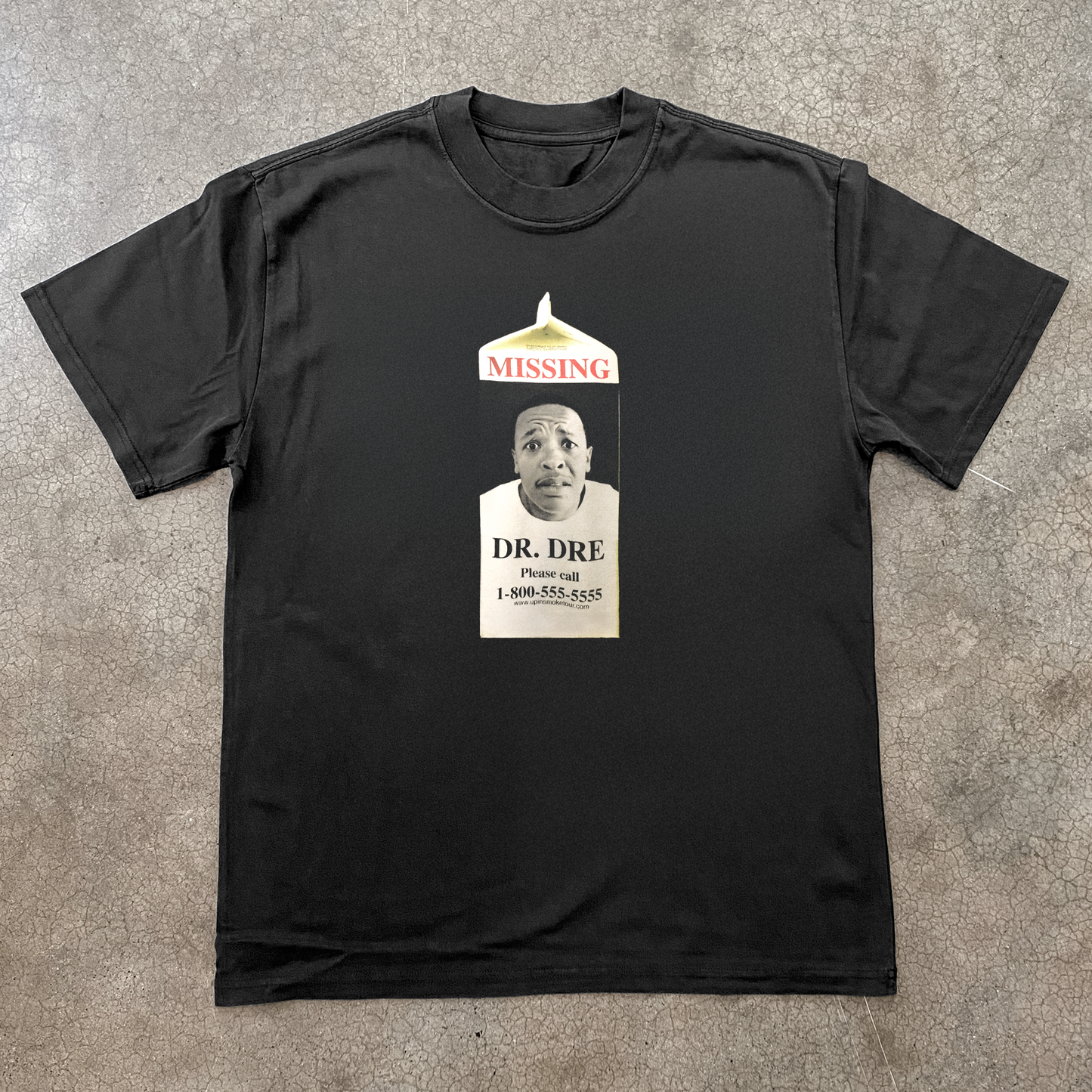 'DR DRES DEAD' HEAVYWEIGHT BLACK T-SHIRT
