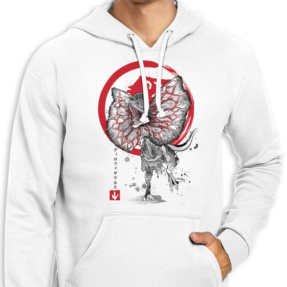 Dilophosaurus Sumi-e - Hoodie