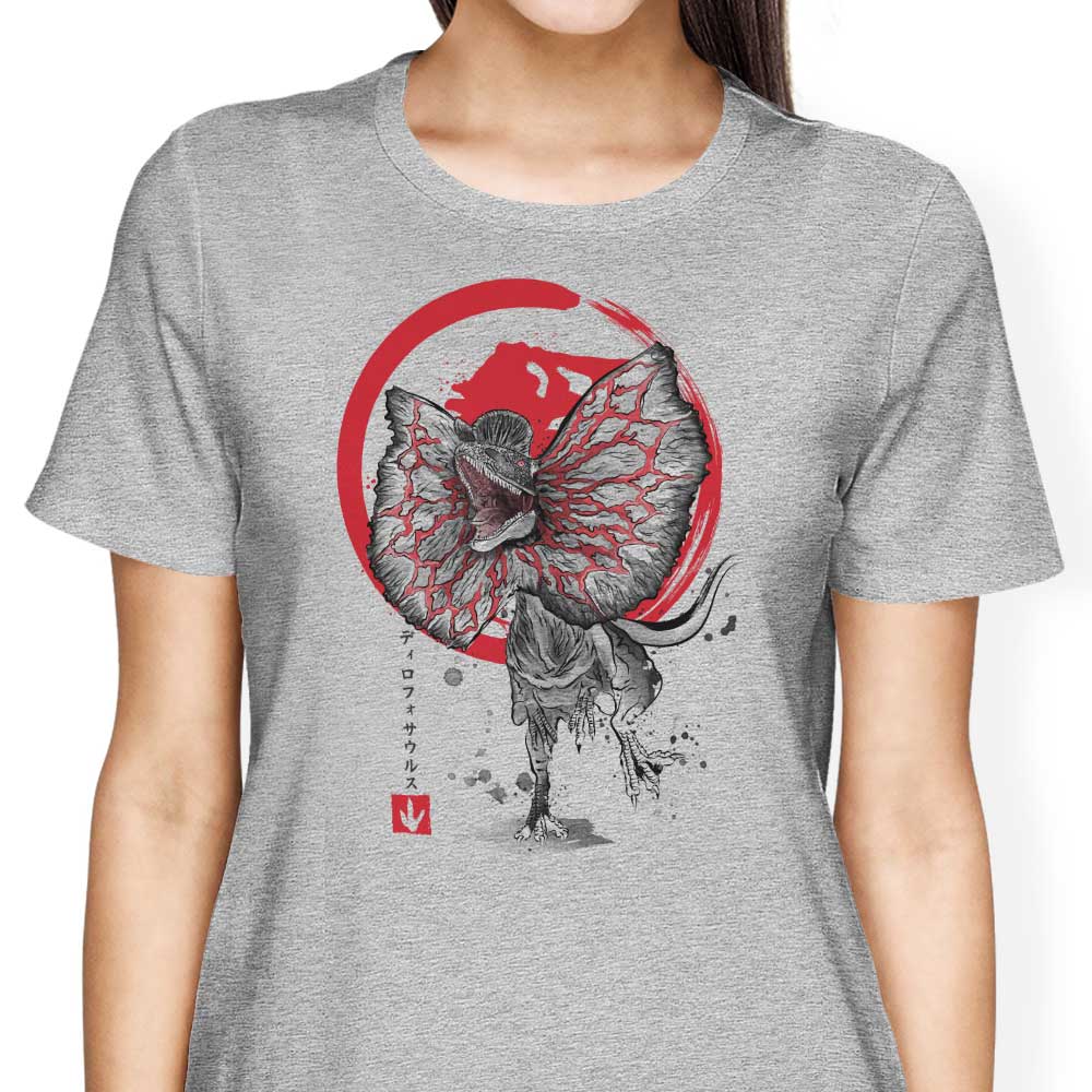 Dilophosaurus Sumi-e - Women's Apparel