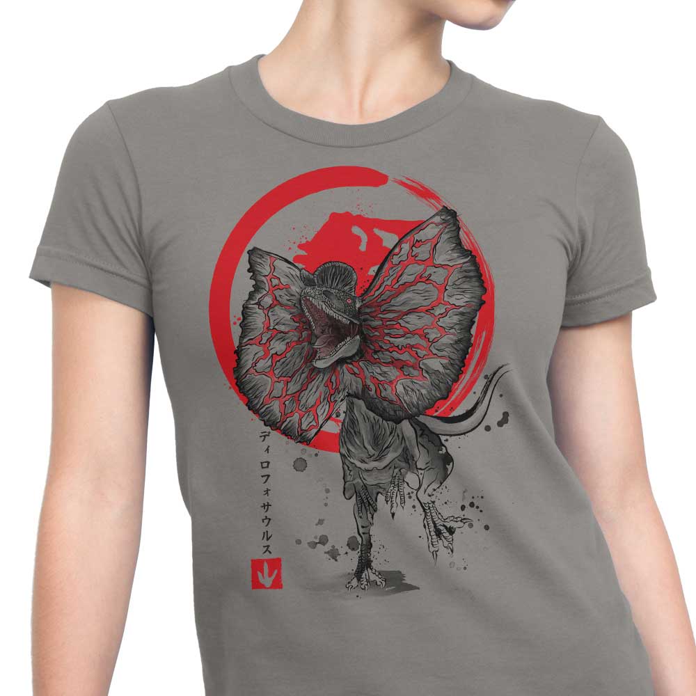 Dilophosaurus Sumi-e - Women's Apparel