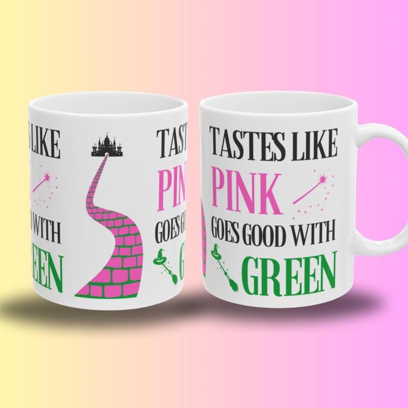 Funny Wicked Mug Defying Gravity Wizard of Oz Candle and Coffee Gift for Fans