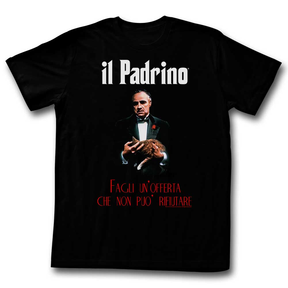 Godfather Mens S/S T-Shirt - Poster - Solid Black