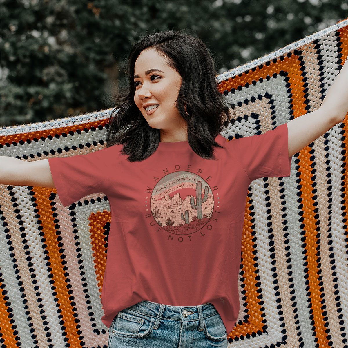 grace & truth Womens T-Shirt Wanderer Guided By Faith