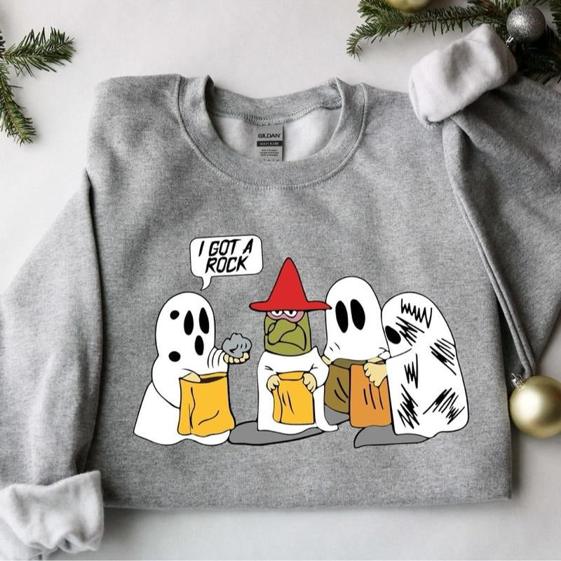 I Got A Rock Ghost Halloween Shirt, Funny Halloween Ghost Shirt, Scary Halloween Shirt, Halloween Costume, Halloween Gifts, Halloween Party