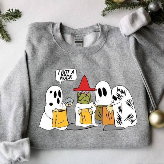 I Got A Rock Ghost Halloween Shirt, Funny Halloween Ghost Shirt, Scary Halloween Shirt, Halloween Costume, Halloween Gifts, Halloween Party