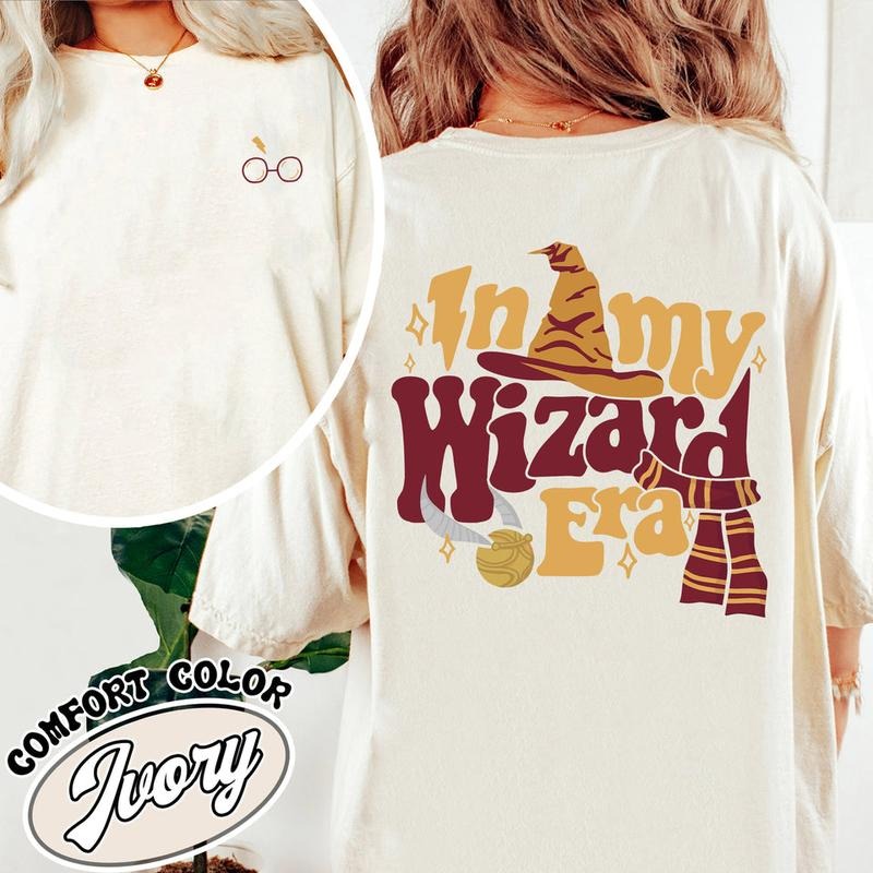 In My Wizard Era Shirt, Wizard Shirt, Wizard School Shirt, Wizarding World Shirt, Funny Wizard Shirt, Funny Potter Shirt, Gift for Fan