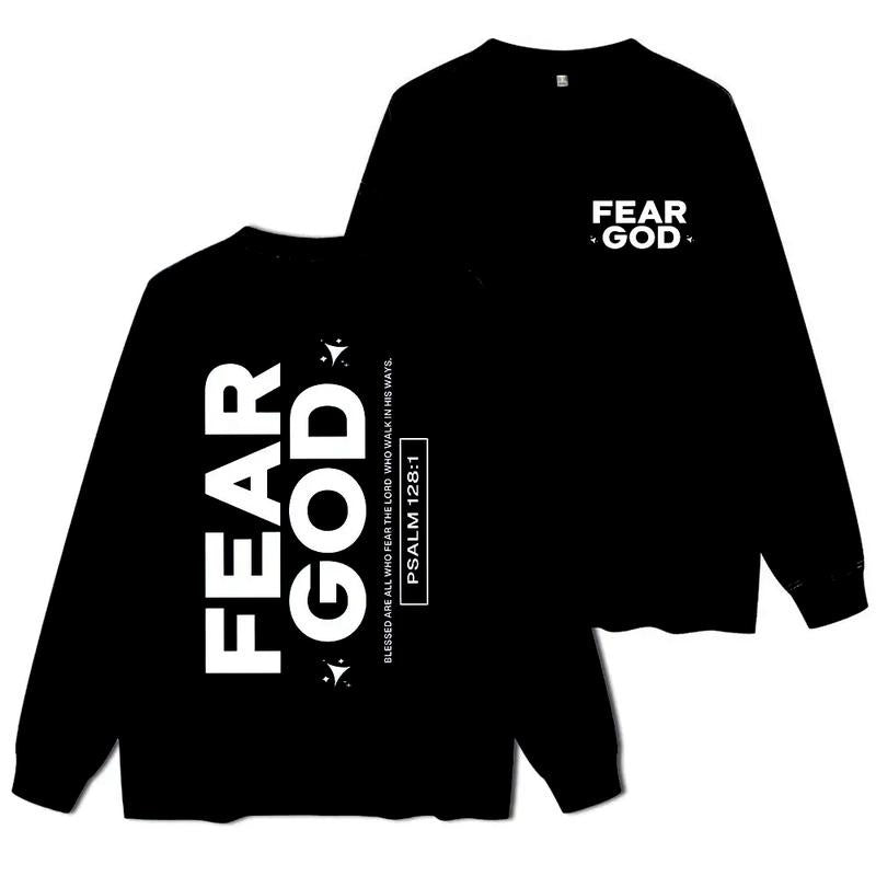 Latarshia Grant Store Fear God Christian Shirt Bible Verse, Jesus Womenswear Breathable Cotton