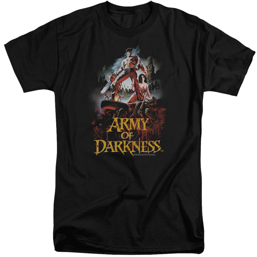 Army Of Darkness Bloody Poster - Men's Tall Fit T-Shirt