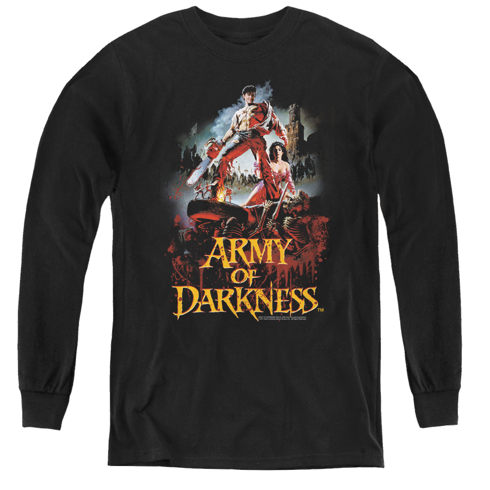 Army of Darkness Army Of Darkness/Bloody Poster - Youth Long Sleeve T-Shirt Style001