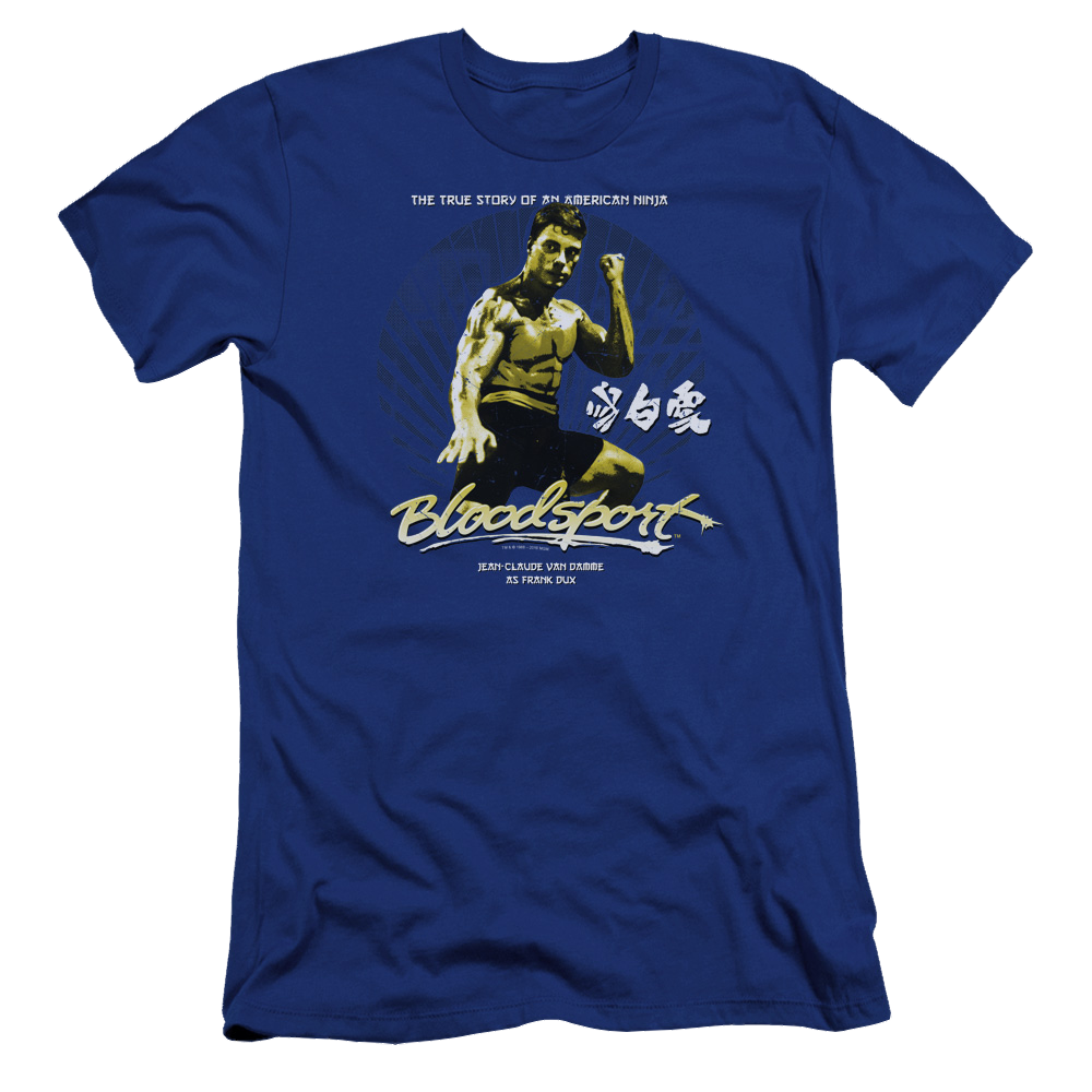 Bloodsport American Ninja - Men's Premium Slim Fit T-Shirt