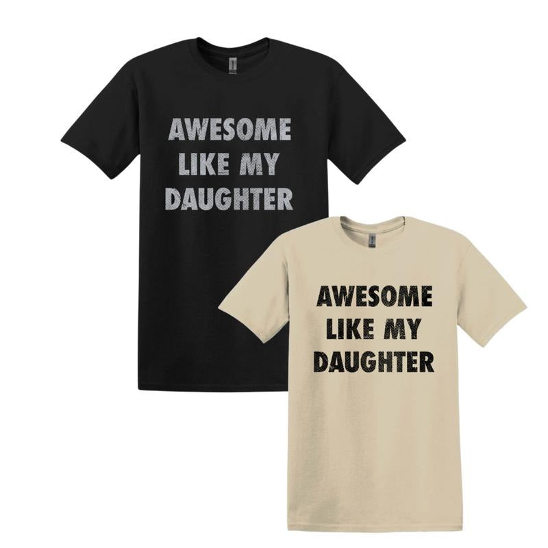 Mens Awesome Like My Daughter Sweatshirt, Gifts from Daughter, Funny Dads Hoodie, Husband Gifts, Shirt Gift for Dad Dad's Gift