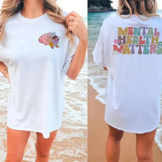 Mental Health Matters Shirt Mental Health Shirt Therapist Shirt Mental Health Awareness Shirt Psychologist Shirt Funny Anxiety Shirt TK43GN