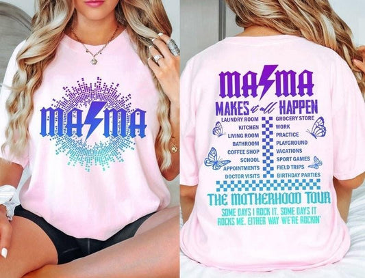 Motherhood Shirt, Some Days I Rock It Shirt, Mama Lighting Bold Shirt, Mama Funny Tour Shirt, Mother's Day Gift, Mama Skeleton  T-shirt, sweater and Hoodie Cotton