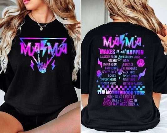 Motherhood Shirt, Some Days I Rock It Shirt, Mama Lighting Bold Shirt, Mama Skeleton Shirt, Mama Funny Tour Shirt, Mother's Day Gift  T-shirt, sweater and Hoodie Cotton