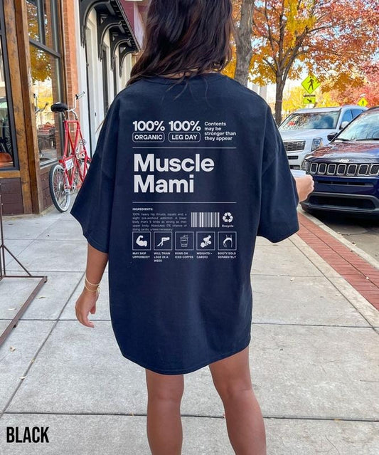 Muscle mommy pump cover for bodybuilding, Funny gym shirt for workout, Gym gift for mom, Oversized weightlifting shirt, Womens gym tee