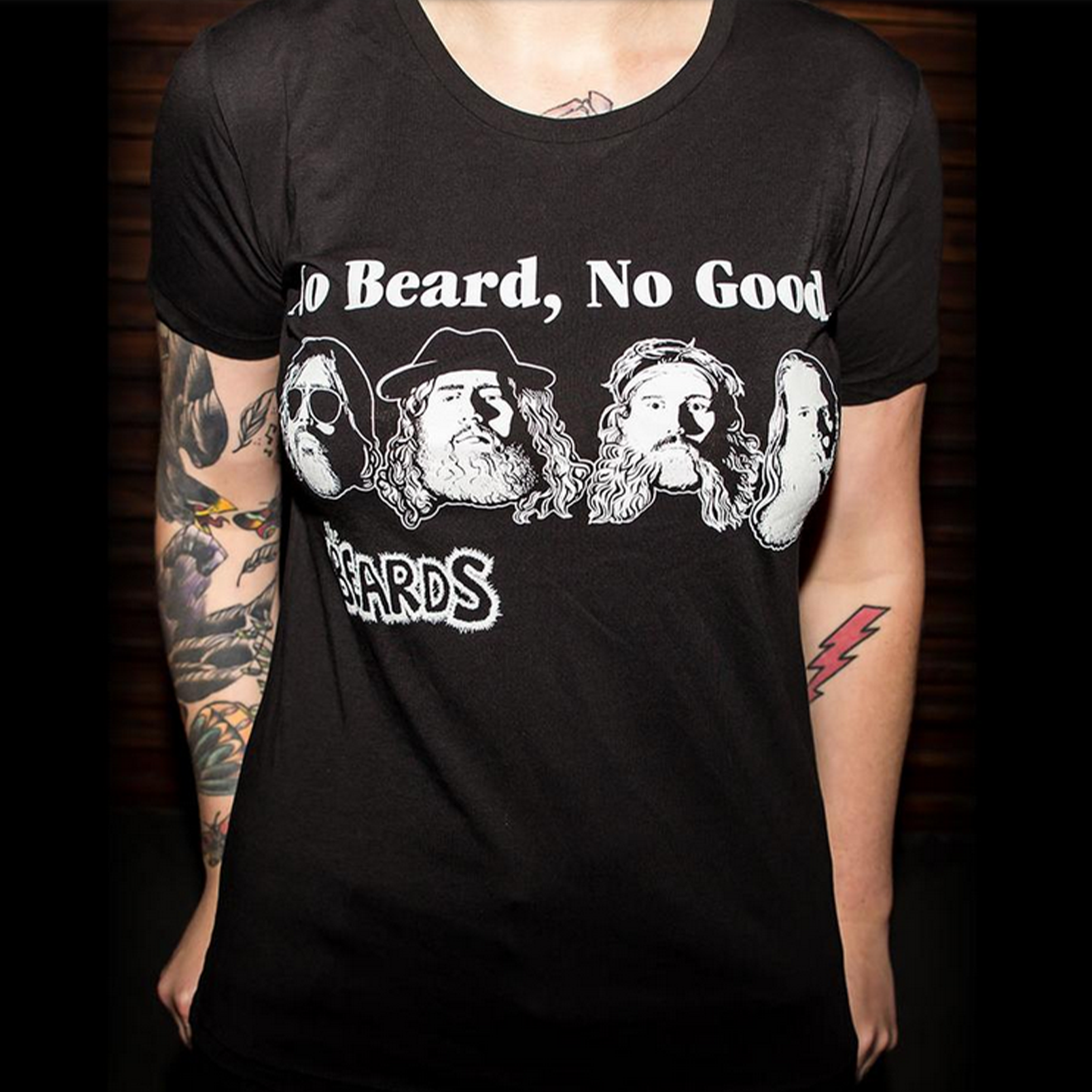 "No Beard No Good" T-Shirt