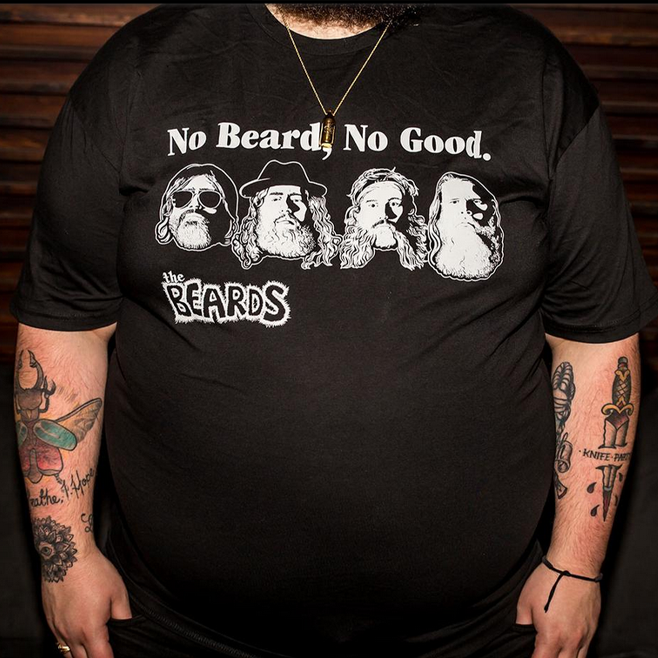"No Beard No Good" T-Shirt