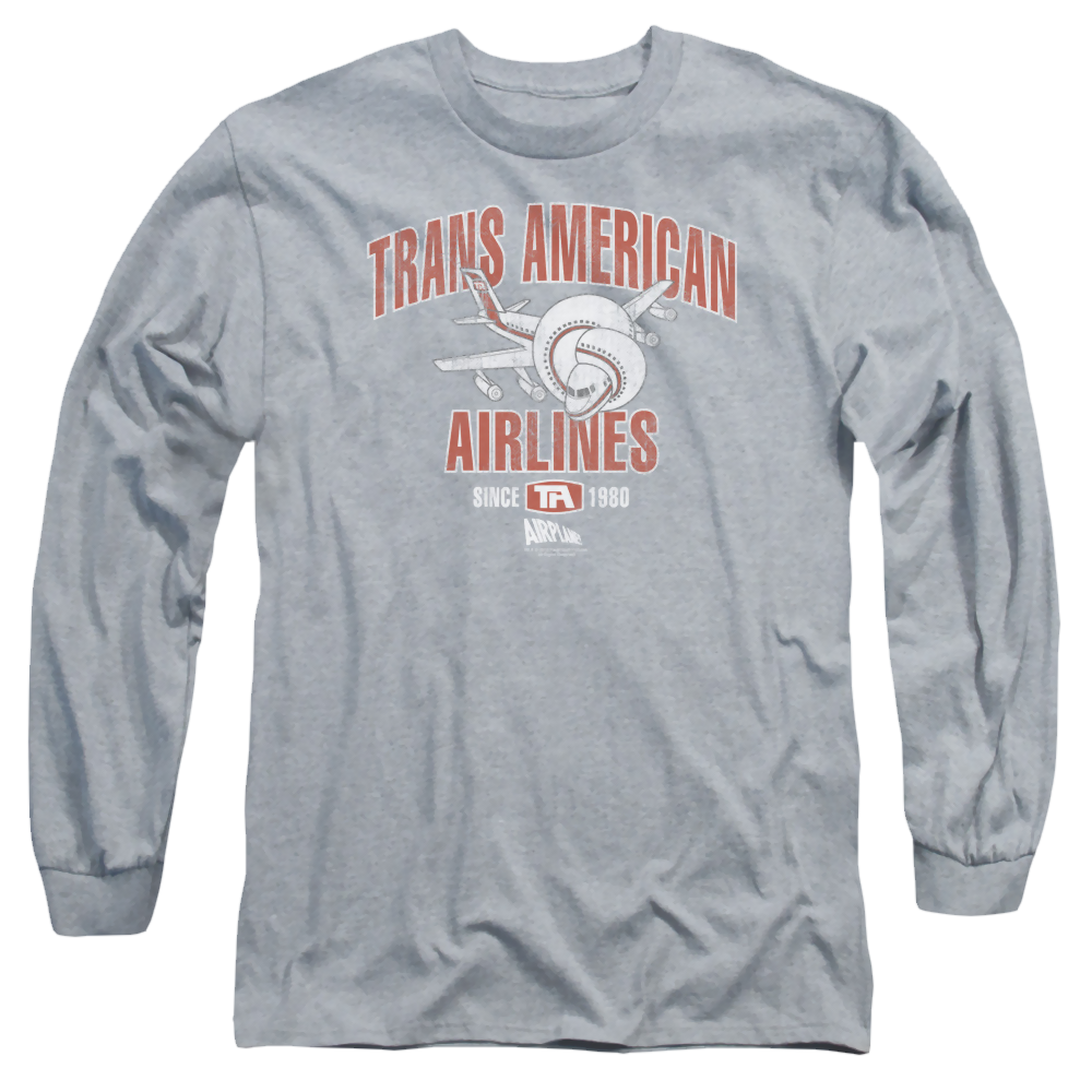 Airplane Trans American - Men's Long Sleeve T-Shirt