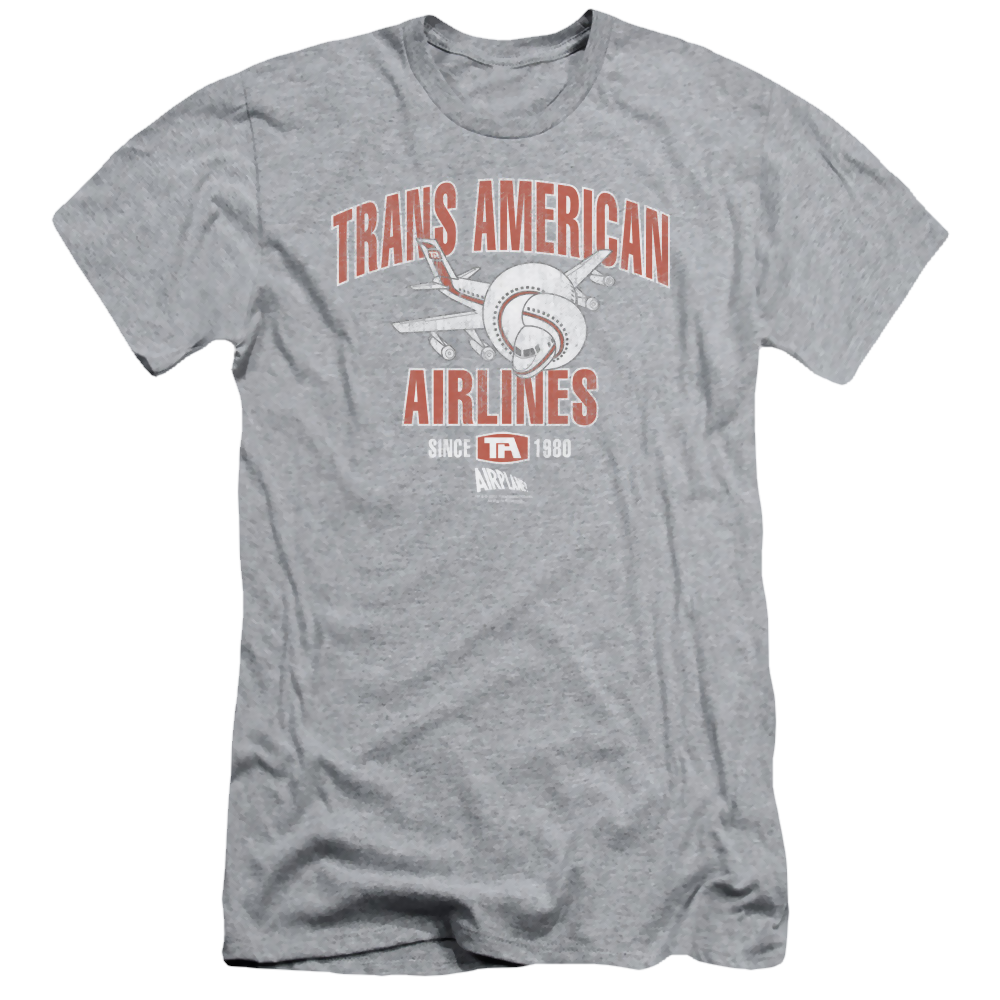 Airplane Trans American - Men's Slim Fit T-Shirt