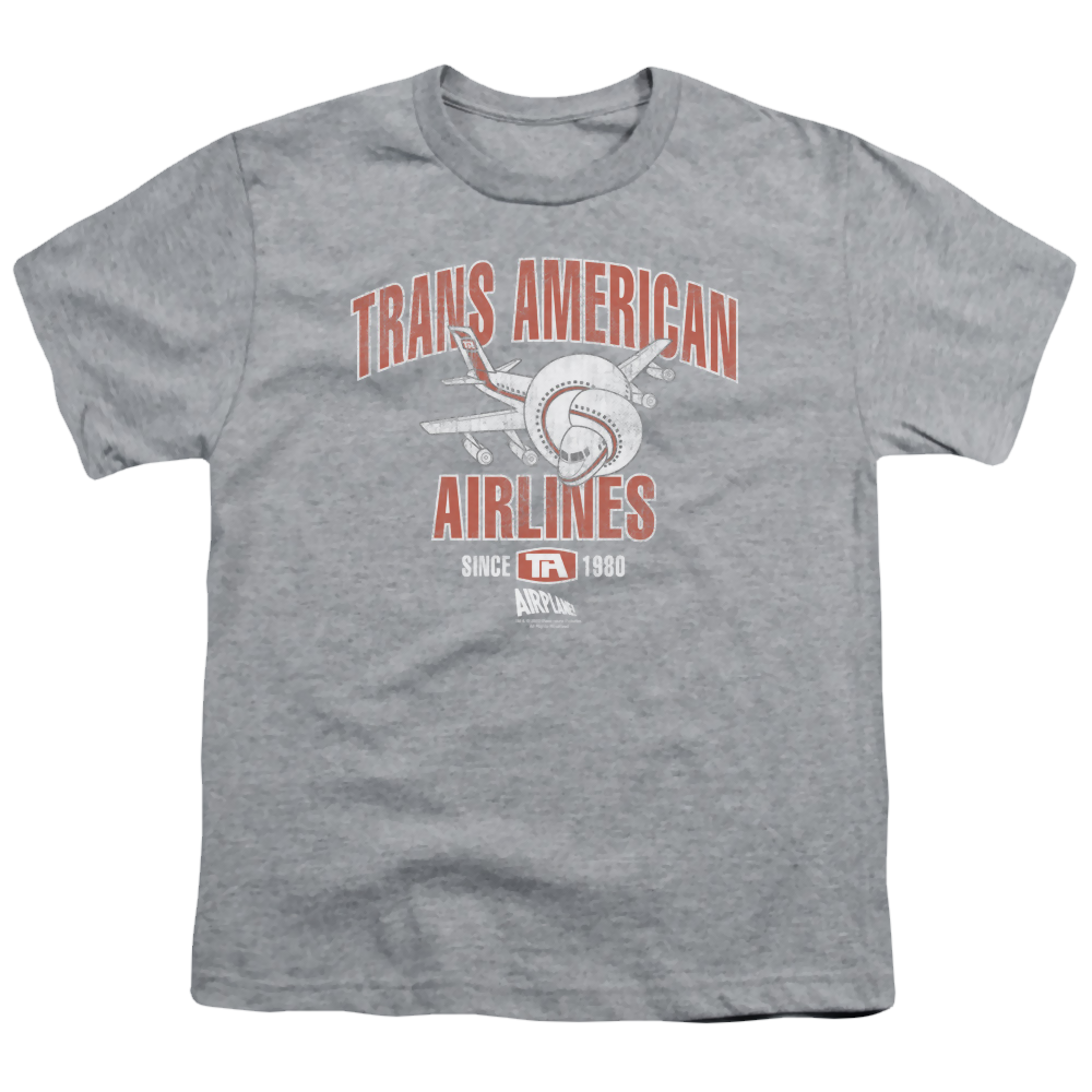 Airplane Trans American - Youth T-Shirt (Ages 8-12)