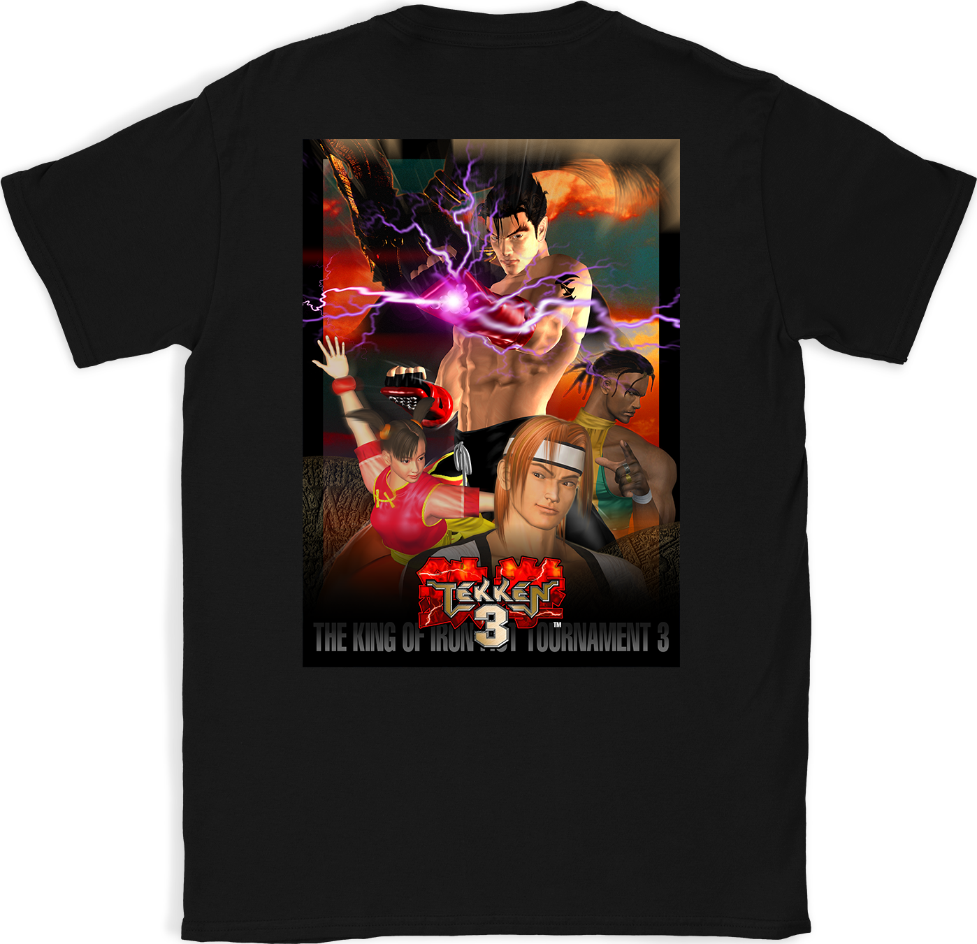 TEKKEN - 'Tekken 3 Retro Poster' T-Shirt - Black