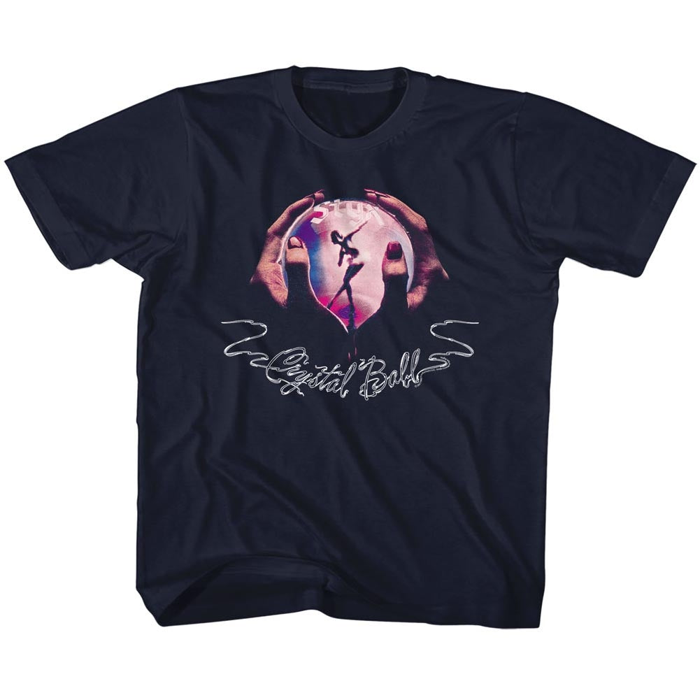 Styx Toddler S/S T-Shirt - Crystal Ball - Solid Navy