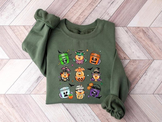 Spooky Nuggets Meal Bucket Halloween Sweatshirt, Spooky Nuggets Shirt, Halloween Chicken Lover Shirt, Spooky Season, Funny Halloween Shirt  T-shirt, sweater and Hoodie