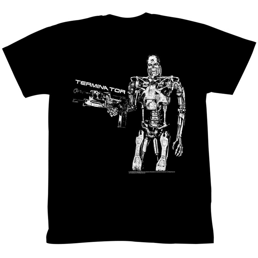 Terminator Mens S/S T-Shirt - Boom - Solid Black