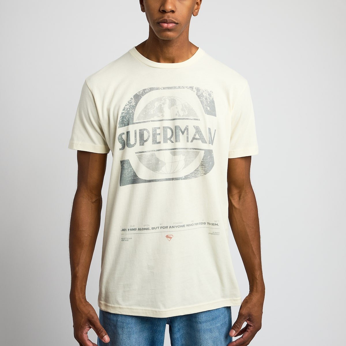 Superman 2025 Movie Globe Symbol Tee