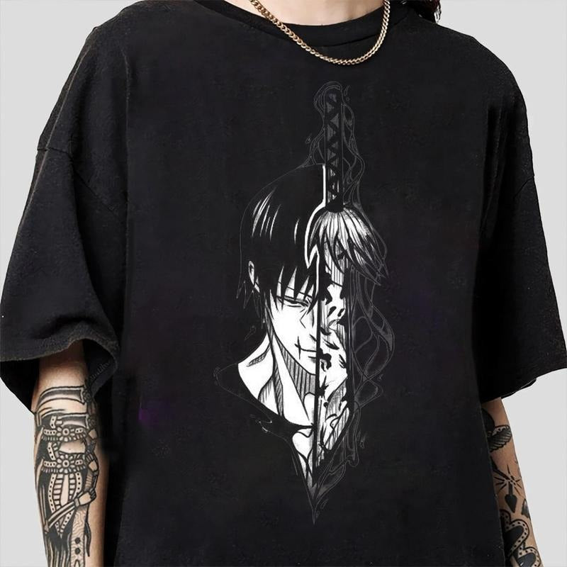 Toji Fushiguro T-Shirt, Graphic Tee, Unisex Shirt, Gift For Him, Her, Gift For Fans, Menswear Top Underwear
