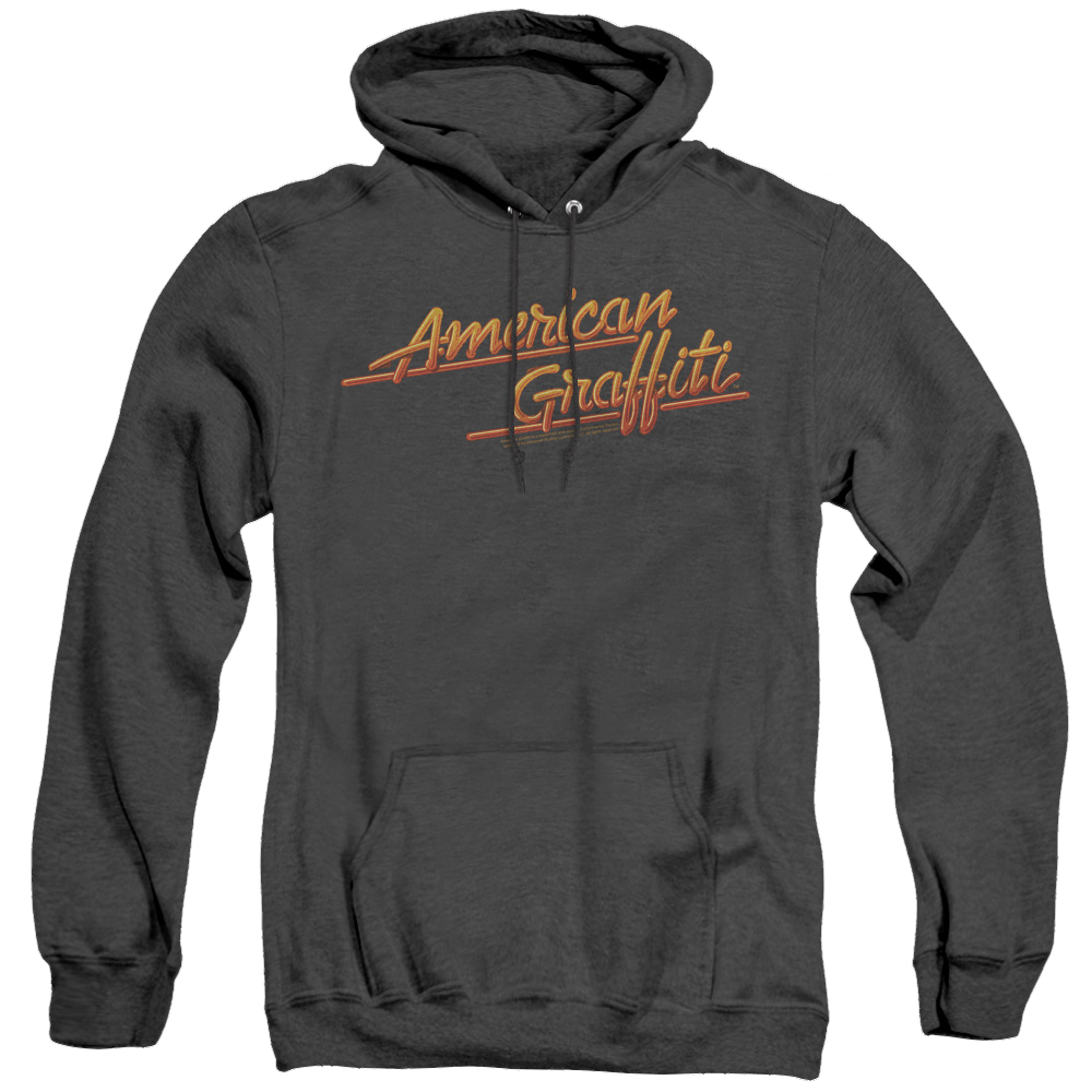 American Graffiti Neon Logo - Heather Pullover Hoodie