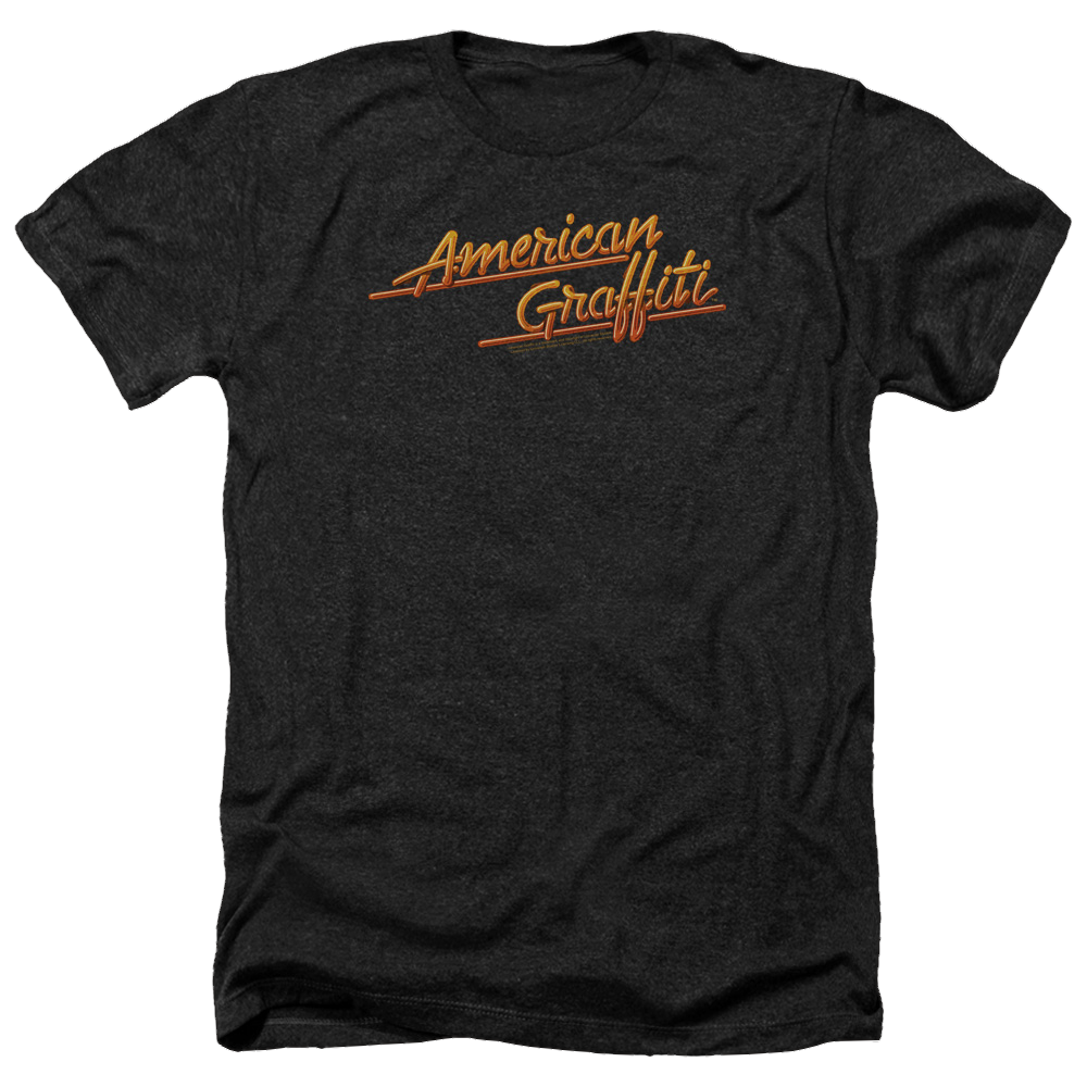 American Graffiti Neon Logo - Men's Heather T-Shirt