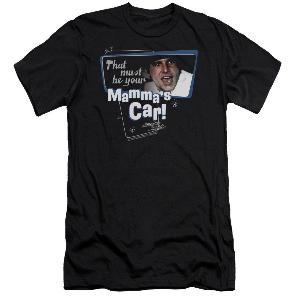 American Graffiti Mammas Car - Men's Premium Slim Fit T-Shirt