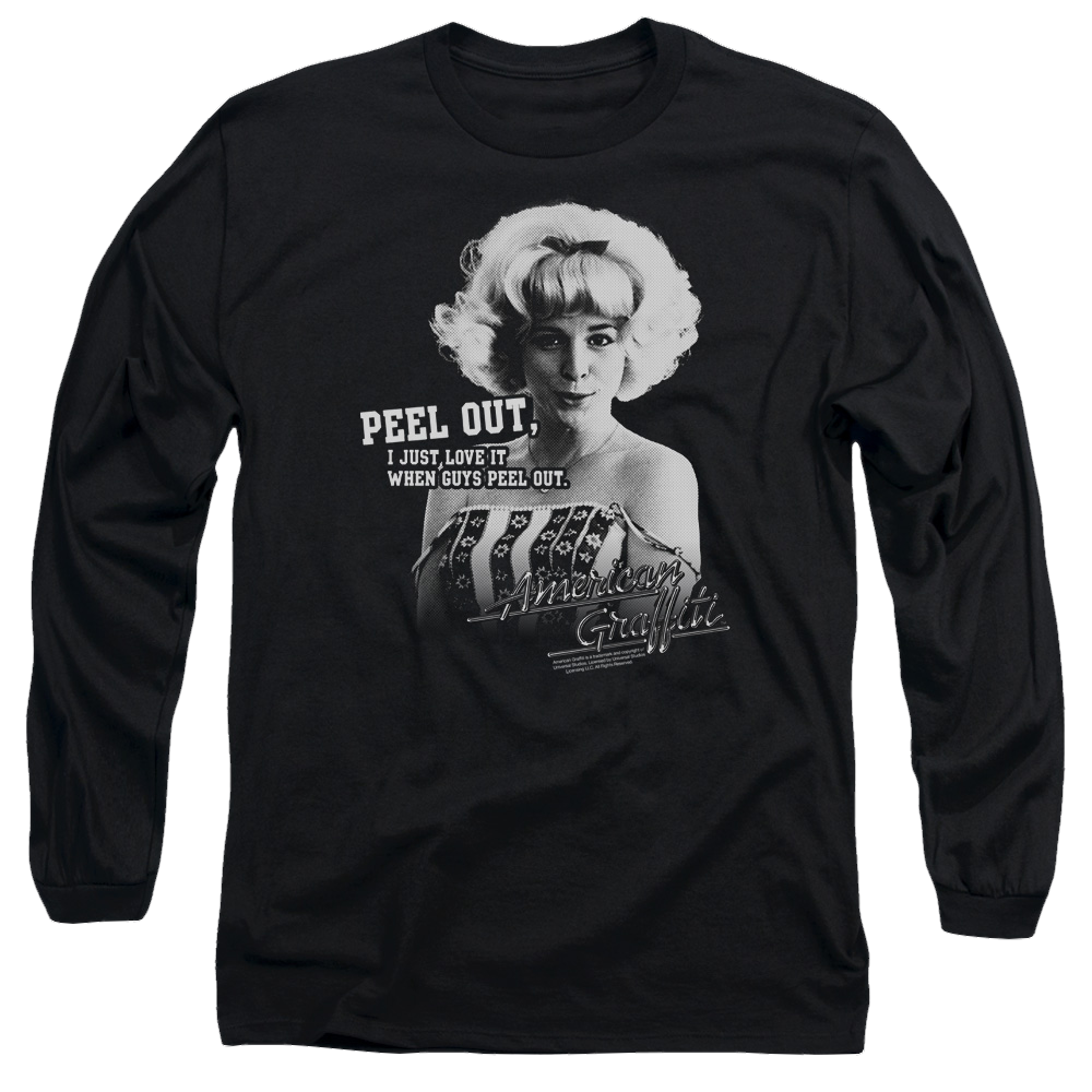 American Graffiti Peel Out - Men's Long Sleeve T-Shirt