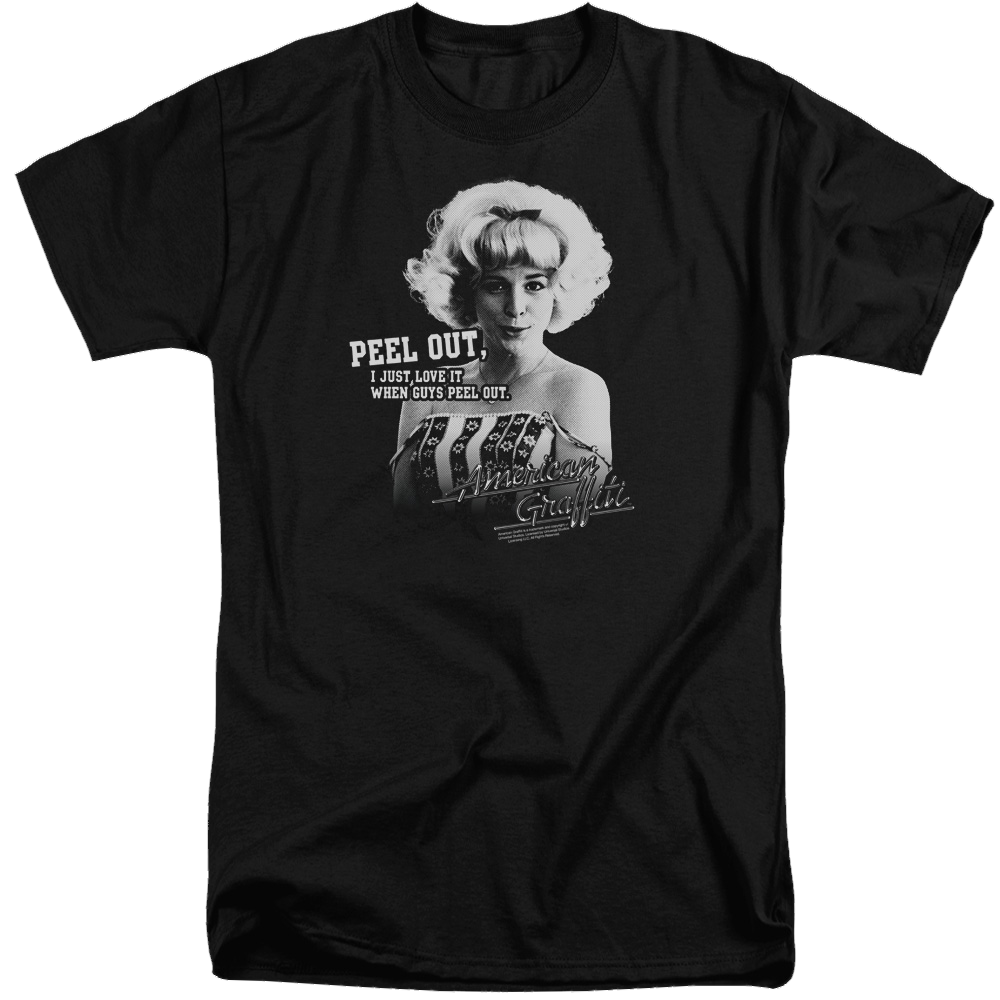 American Graffiti Peel Out - Men's Tall Fit T-Shirt