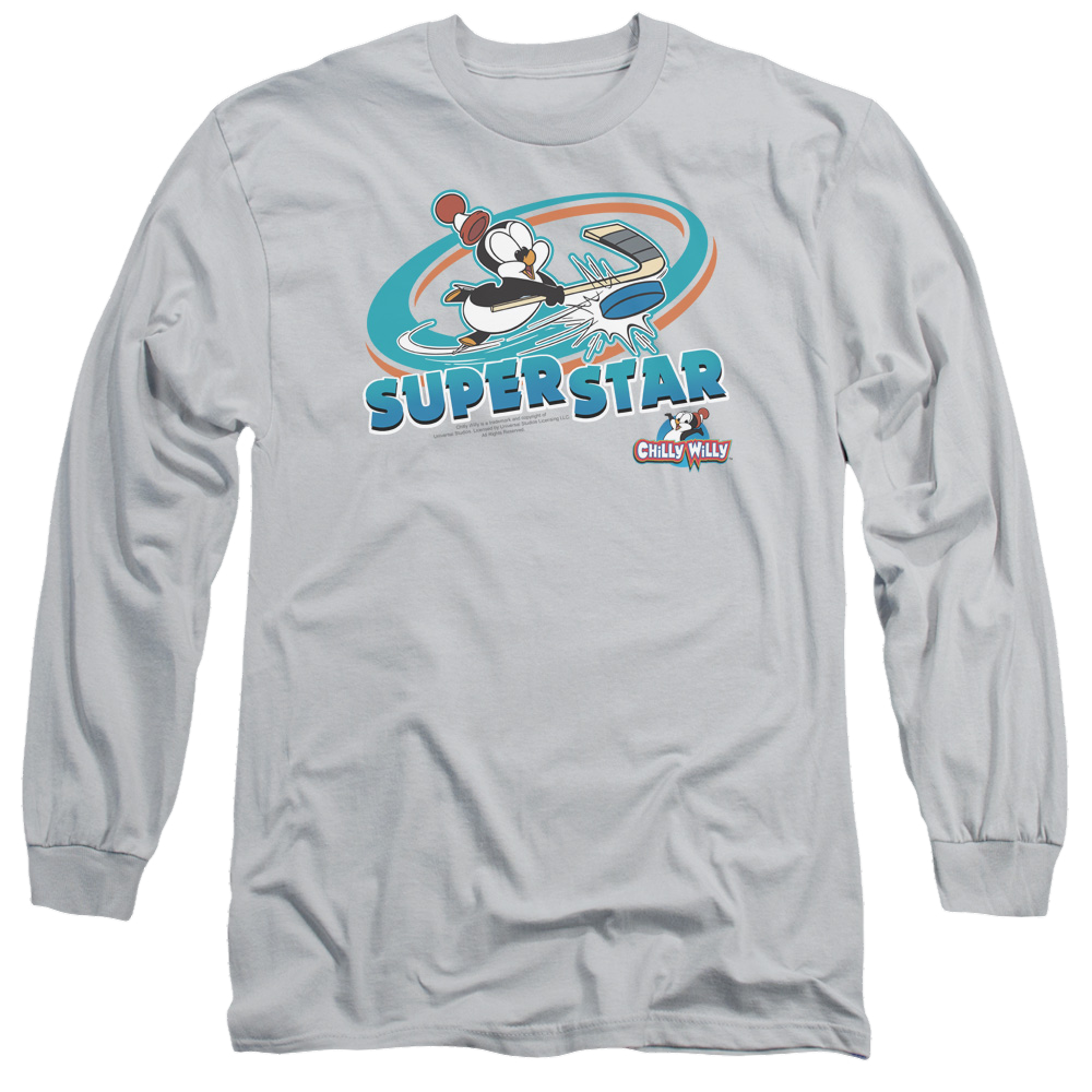Chilly Willy Slap Shot - Men's Long Sleeve T-Shirt